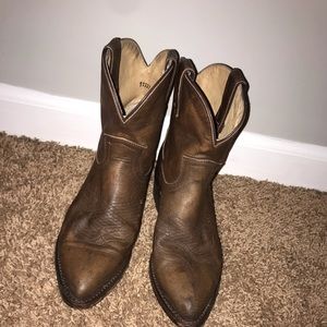 Frye mini cowboy boots